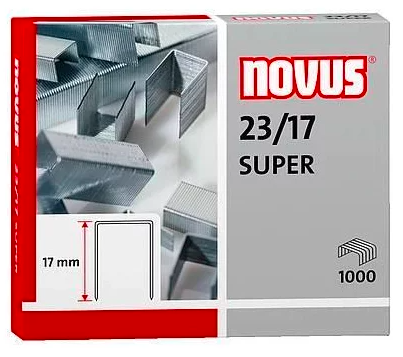 Скоби для степлера NOVUS № 23/17 SUPER ( 042-0045 )